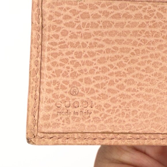 Gucci GG Marmont Blush Pink Bi-fold wallet - Picture 2 of 11
